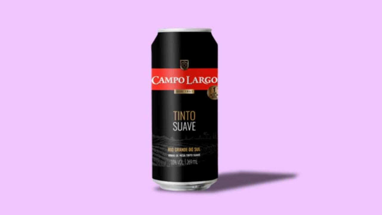 1 campo largo vinho em lata