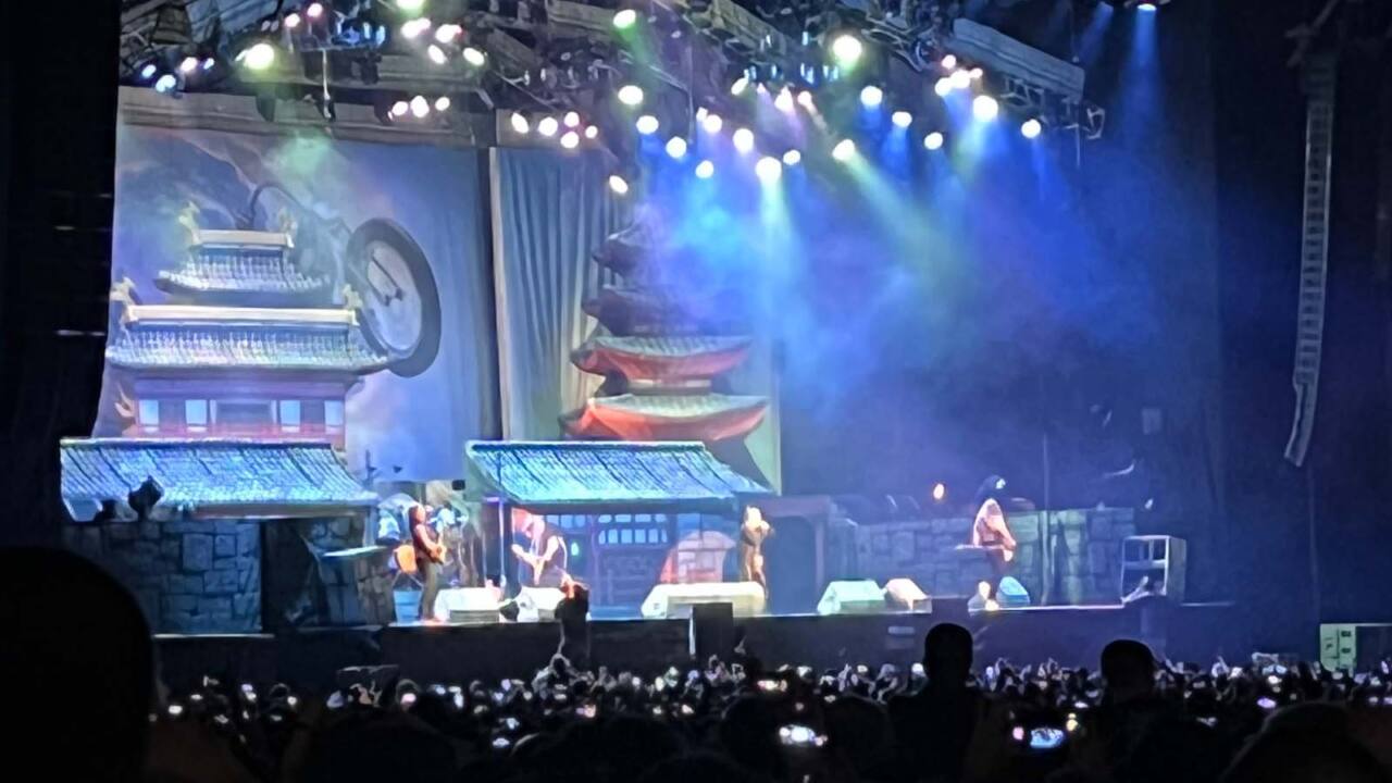 palco iron maiden