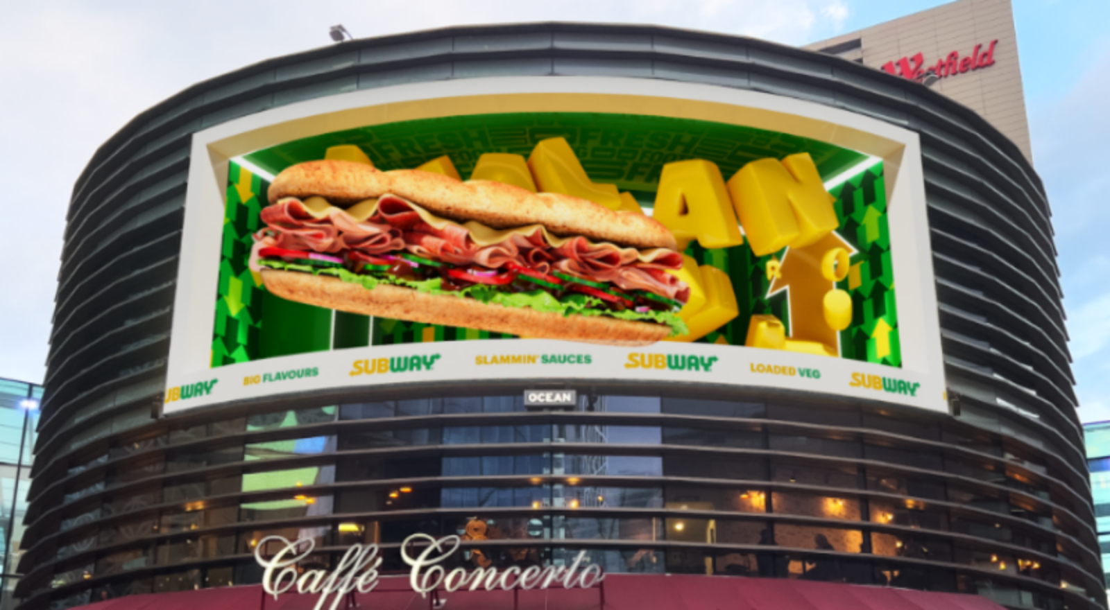 Subway: sanduíche gigante