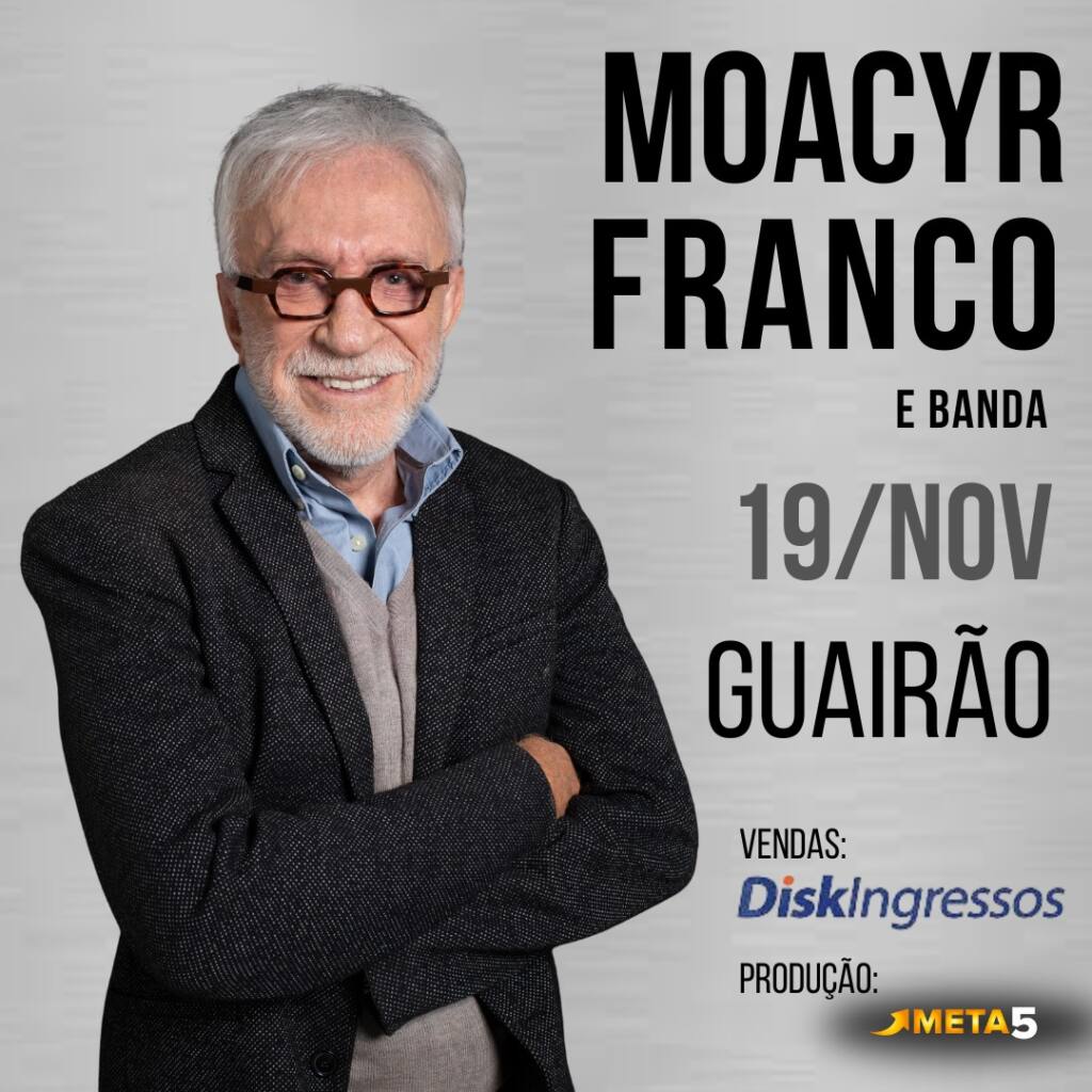 Moacyr Franco retorna aos palcos de Curitiba: Um show imperdível ...