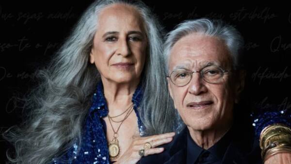 Caetano Veloso e Maria Bethânia confirmam show em curitiba na turnê nacional 2024