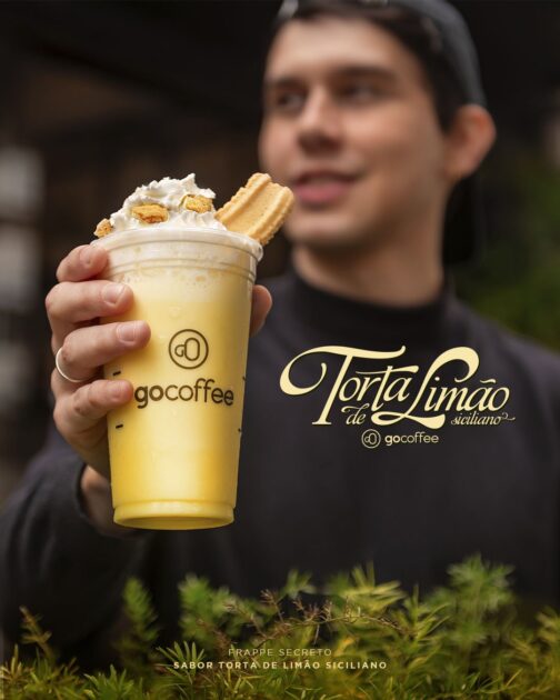 Go coffee lança frappé de torta de limão siciliano no Brasil