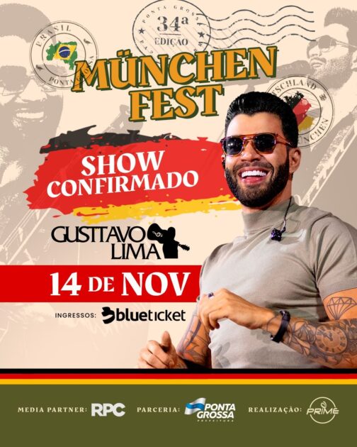 Munchenfest 2025 em Ponta Grossa reúne música e tradição de 14 a 29 de novembro