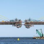 Avanço das Obras da Ponte entre Guaratuba e Matinhos no Paraná