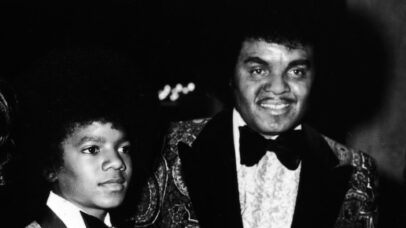 Michael Jackson & parents at Golden Globes