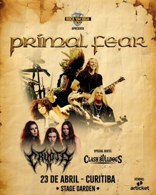 tinymce 69e951b7a37dd9.72313653 — Primal Fear e Crypta se apresentam em Curitiba no Stage Garden nesta quinta-feira