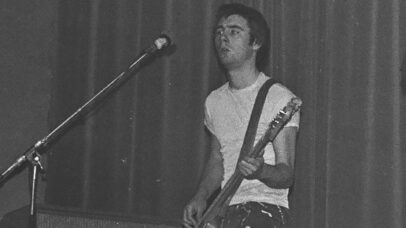 Photo of Steve JONES and Johnny ROTTEN and Glen MATLOCK and SEX PISTOLS
