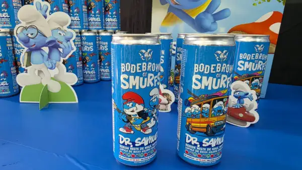 Bodebrown lança bebida Smurfs Dr Samuel em Curitiba neste sábado durante Growler Day