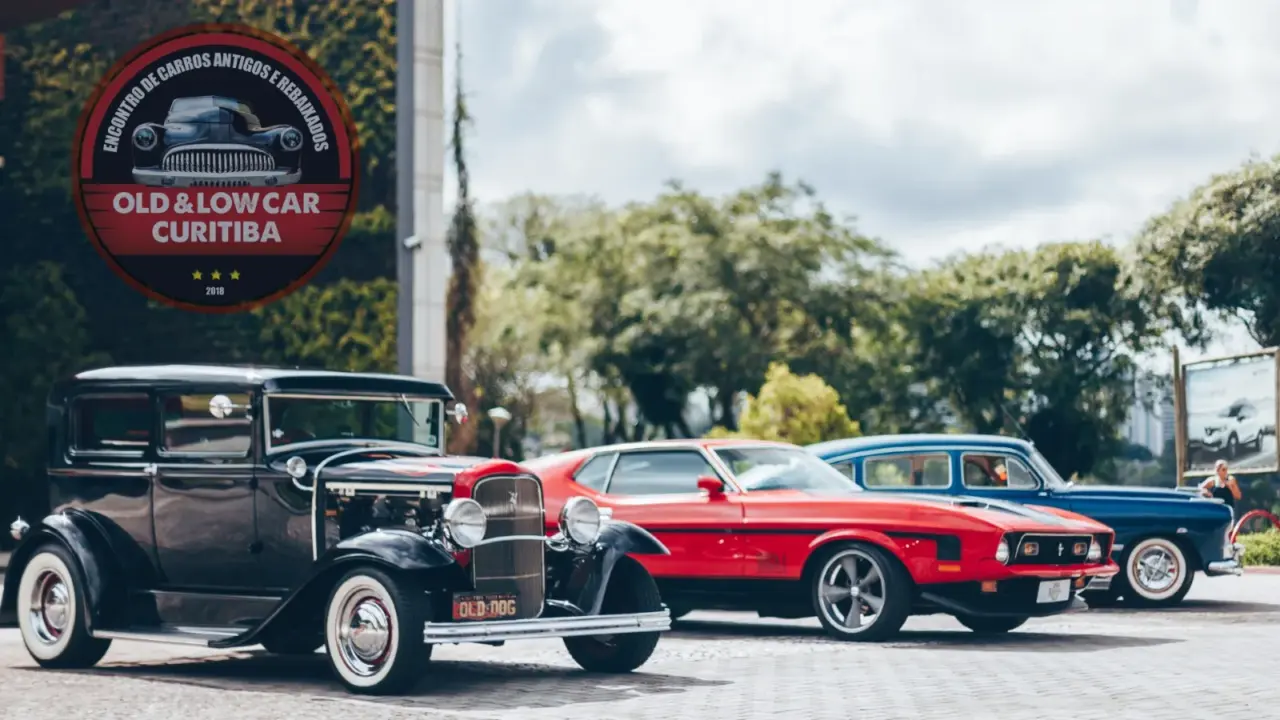 7ª Old & Low Car Curitiba reúne carros raros e atrações de 31/10 a 2/11 no Parque Barigui