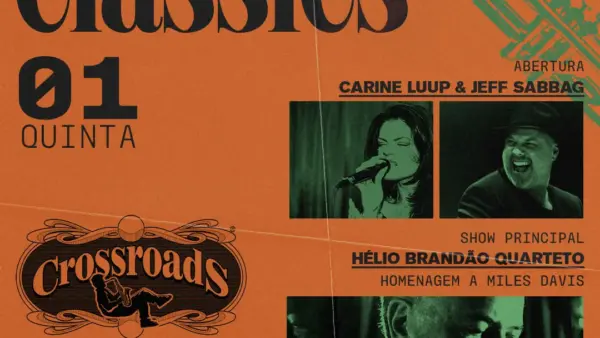 Entrada gratuita até 19h no Crossroads Jazz & Classics em Curitiba nesta quinta